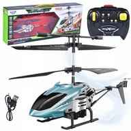 Zabawki zdalnie sterowane - HELIKOPTER ZDALNIE STEROWANY RC NA PILOT ZABAWKA SAMOLOT ŚMIGŁOWIEC LED USB - miniaturka - grafika 1