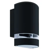 Lampy ogrodowe - Ideus Półokrągły kinkiet BRUNO 04004 ogrodowa lampa outdoor IP54 czarny 04004 - miniaturka - grafika 1