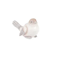 Ozdoby bożonarodzeniowe - Dekoracja zimowa Ptaszek, 14 x 9 x 8 cm, polyresin - miniaturka - grafika 1