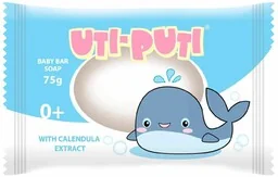 Mydło w Kostce dla Dzieci z Nagietkiem, UTI-PUTI, 75g - Kosmetyki kąpielowe dla dzieci - miniaturka - grafika 1