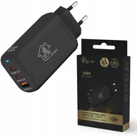 Ładowarki do telefonów - Ładowarka SIECIOWA USB C Smart Life Fast Charger 65W GaN 3 PORTY 3w1 - miniaturka - grafika 1