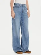 Spodnie damskie - Lee Jeansy Stella 112346641 Niebieski Wide Leg - miniaturka - grafika 1