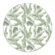 Deski do krojenia - Szklana podstawka Zielone bananowe liście fi40 cm, Coloray - miniaturka - grafika 1