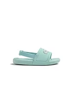 Buty dla chłopców - Lacoste Mixed Kids L.30 Slide Slide & Sandały, Trqs Wht, 25 EU - miniaturka - grafika 1