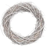 Dekoracje domu - WIANEK WIKLINOWY WIANEK Z PATYKÓW 20CM STROIK - miniaturka - grafika 1