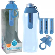 Butelki filtrujące - 4x wkład filtrujący nakrętka oraz butelka Dafi niebieska 0,3l - miniaturka - grafika 1