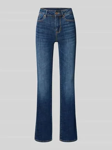 Jeansy z poszerzaną nogawką z mieszanki bawełny model ‘FLASH’ - Spodnie damskie - miniaturka - grafika 1