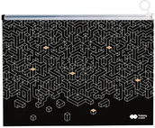 Teczki i skoroszyty - Happy Color Teczka B5 PP z suwakiem Just mix - miniaturka - grafika 1