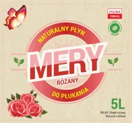 Środki do prania - Naturalny Płyn do płukania Mery-Różany 4,5L - miniaturka - grafika 1
