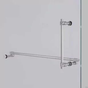 Dwustronny wieszak na ręczniki z uchwytem Pull Bar Cast Stalowy - Wieszaki łazienkowe - miniaturka - grafika 1