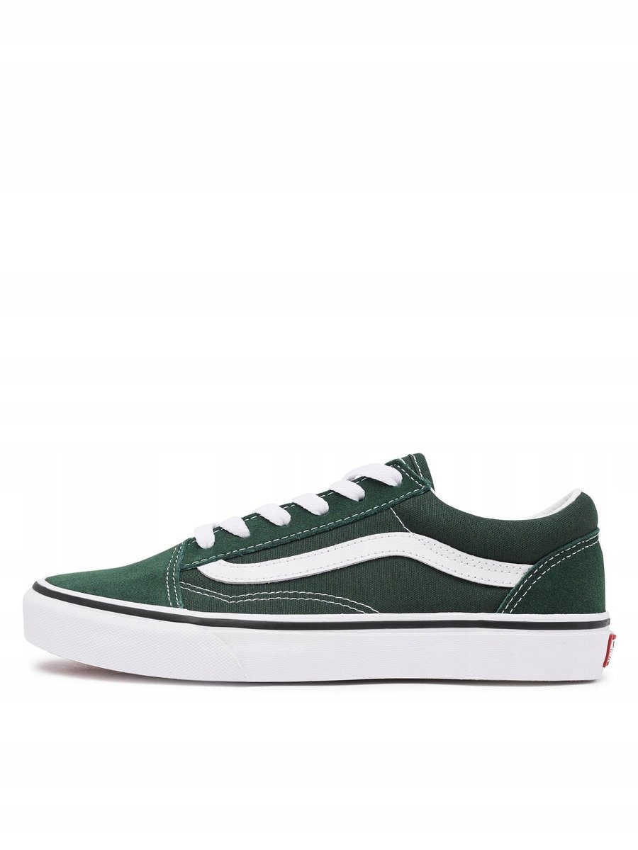 VANS TRAMPKI DAMSKIE ZIELONE Z BIAŁYM PASKIEM I PODESZWĄ 36,5 U_A