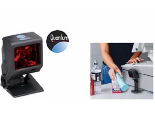 Honeywell QuantumT 3580, 1D, kit (RS232), black - Czytniki kodów kreskowych - miniaturka - grafika 1