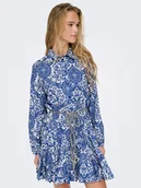 Sukienki - ONLY Sukienka w kolorze niebiesko-białym - miniaturka - grafika 1