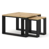 Ławy i stoliki kawowe - Zestaw stolików kawowych dąb artisan K5-F52 - miniaturka - grafika 1