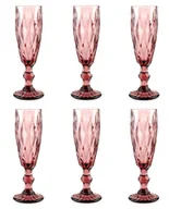Kieliszki - Komplet 6 kieliszków Elise Pink 180 ml - miniaturka - grafika 1