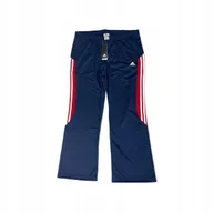 Spodnie męskie - Granatowe spodnie dresowe męskie ADIDAS XL - miniaturka - grafika 1