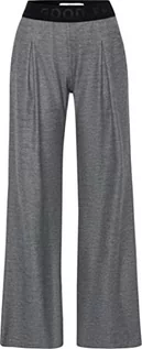 Spodnie damskie - BRAX Damskie spodnie w stylu Maine Palazzo o luźnym wyglądzie, spodnie rekreacyjne, Silver, 29W / 32L - grafika 1