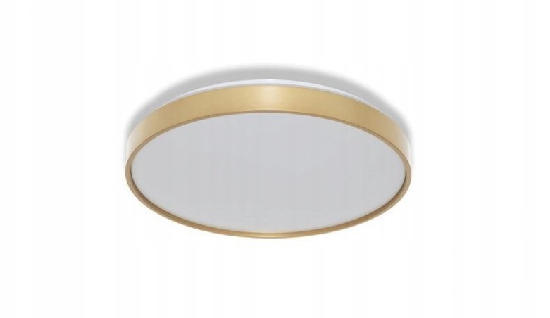 Lampa sufitowa VTAC Plafon LED ceiling LUXO 24W 2640lm 4000K 840 IP20 GD złota 4099854653346
