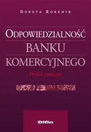 Finanse, księgowość, bankowość - Odpowiedzialność Banku Komercyjnego Próba Syntezy - miniaturka - grafika 1