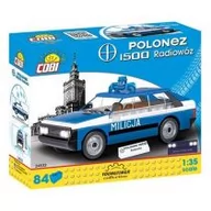 Klocki - Cobi Youngtimer Collection Polonez 1500 Radiowoz 24533 - miniaturka - grafika 1