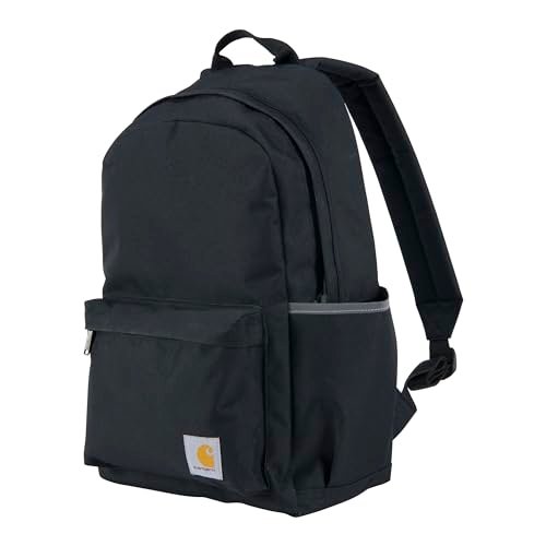 Carhartt Plecak na laptopa unisex dla dorosłych 21 l, trwały, wodoodporny plecak z plecakiem na laptopa, Plecak klasyczny (czarny), One Size, Nowoczesny