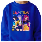 Bluzy dla dziewczynek - BLUZA DZIECIĘCA KPOP DEMON HUNTERS HUNTRIX 104 BAWEŁNIANA JAKOŚĆ - miniaturka - grafika 1