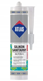Silpac sanitarny ATLAS ARTIS 280 ml - szary ATSASSSZ-30 - Silikony - miniaturka - grafika 1