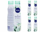 Balsamy i kremy do ciała - Nivea Crispy Cucumber & Matcha Tea odswieżająca piana do ciała intensywnie nawilżający 200 ml - miniaturka - grafika 1