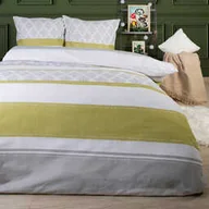 Pościel - Darymex Pościel flanelowa 220x200 Ornamenty szara seledynowa 31493/1 Flanela 3 - miniaturka - grafika 1