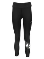 Spodnie sportowe damskie - asics Legginsy sportowe w kolorze biało-czarnym - miniaturka - grafika 1