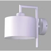Lampy ścienne - Biały minimalistyczny kinkiet z abażurem - S967-Vena - miniaturka - grafika 1