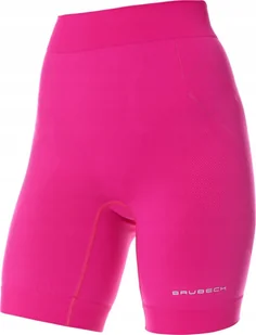 Brubeck LB10450 Spodnie 1/2 damskie RUNNING FORCE fuksja L - Spodnie sportowe damskie - miniaturka - grafika 1
