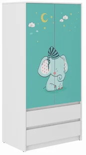 Szafa dziecięca B-9 SŁONIK - Szafy i szafki dla dzieci - miniaturka - grafika 1