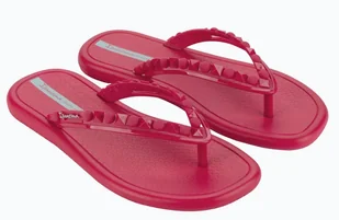 Japonki klapki damskie plażowe basenowe letnie ozdobne Ipanema Pink R.37 - Klapki i japonki damskie - miniaturka - grafika 1