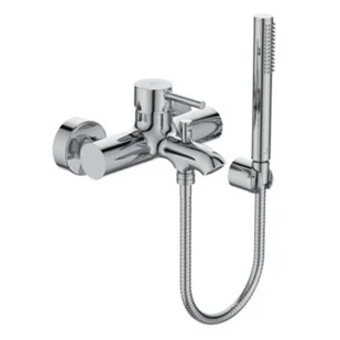 Ideal Standard CeraLine - Bateria wannowa z akcesoriami, chrom BC270AA - Baterie wannowe i prysznicowe - miniaturka - grafika 1