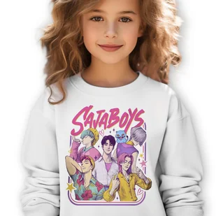 Bluza Dziecięca Biała SAJA SQUAD Do Przedszkola K-pop Muzyka Wz Rozm 116 cm - Bluzy dla dziewczynek Bluza Dziecięca Biała SAJA SQUAD Do Przedszkola K-pop Muzyka Wz Rozm 116 cm - Bluzy dla dziewczynek - miniaturka - grafika 1