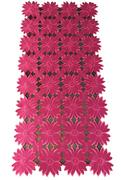 Obrusy i serwetki - Bieżnik z haftem, 40x140, fioletowy w kwiaty, OH-179-D - miniaturka - grafika 1