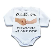 Body dla niemowląt - BODY Ojciec i syn przyjaciele na całe życie 56 dł - miniaturka - grafika 1