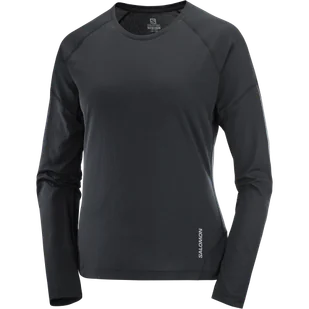 KOSZULA DAMSKA SALOMON CROSS RUN LS W C18768 - Koszulki sportowe damskie - miniaturka - grafika 1