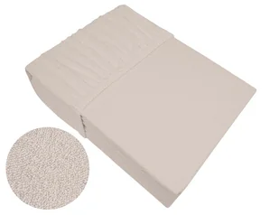 Prześcieradło frotte 160x200 kość słoniowa z gumką Bielbaw - Prześcieradła - miniaturka - grafika 1