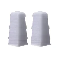 Listwy przypodłogowe - Narożnik zewnętrzny do listwy przypodłogowej PCV Aluminium New 70 Artens 3276007775112 - miniaturka - grafika 1