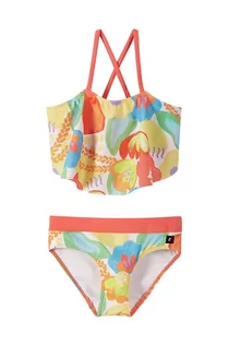 Stroje kąpielowe dla dziewczynek - Reima dwuczęściowy strój kąpielowy dziecięcy kolor pomarańczowy - grafika 1