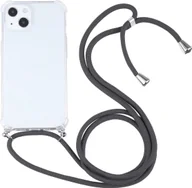 Etui i futerały do telefonów - König Design Etui kompatybilne z Apple iPhone 13 Plastikowe etui na telefon komórkowy z łańcuszkiem - Etui na telefon komórkowy szare - miniaturka - grafika 1