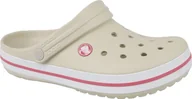 Klapki i japonki damskie - Crocs Klapki damskie Crockband beżowe r. 37/38 11016-1AS - miniaturka - grafika 1