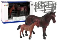 Figurki dla dzieci - DLA DZIECI ZESTAW 2 FIGUREK KONIE ZAGRODA FIGURKA KOŃ - miniaturka - grafika 1