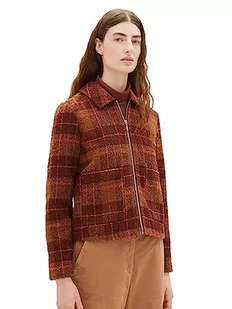 TOM TAILOR blezer damski, 33279 - Brown Orange Boucle, 42 - Marynarki i żakiety damskie - miniaturka - grafika 1