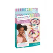 Zabawki kreatywne - Make it real Zestaw do tworzenia bransoletek. Tęczowe marzenia - miniaturka - grafika 1