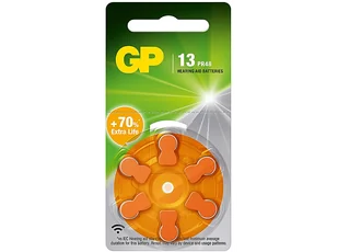 Bateria guzikowa do ów słuchowych GP ZA13/PR48 6szt. - Baterie i akcesoria - miniaturka - grafika 1