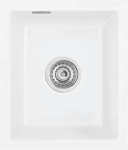 Zlewozmywak ceramiczny SYSTEMCERAM Mera 32 U Polar Korek automatyczny 5361 02 - Zlewozmywaki - miniaturka - grafika 1