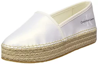 Espadryle damskie - Calvin Klein Damska Espadryle Flatform Ny Pearl, Kremowa biała skorupka jajka, 40 EU - grafika 1